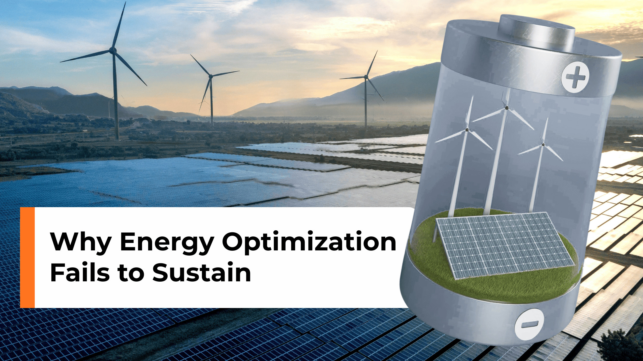 Why Energy Optimization Fails to Sustain